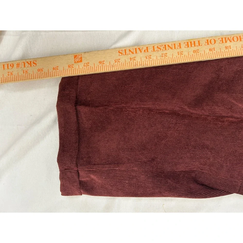 Trust Burgundy Double Pocket Top/Pants Suit‎ SIZE: XL Pants 36/30 Cord Polyester